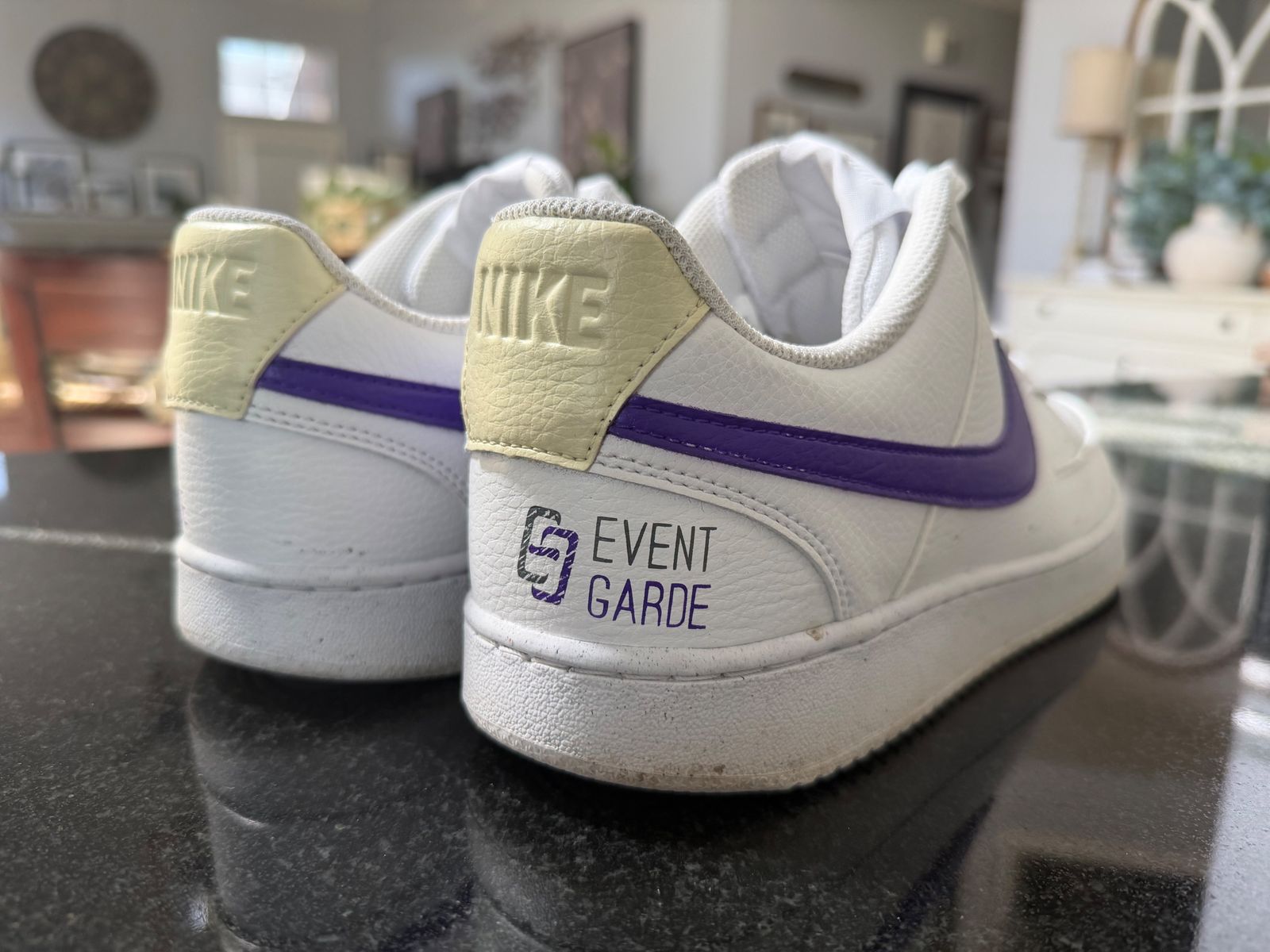 event garde branded sneakers
