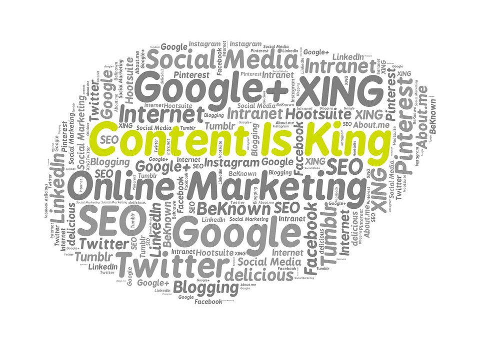 Content is kind word cloud